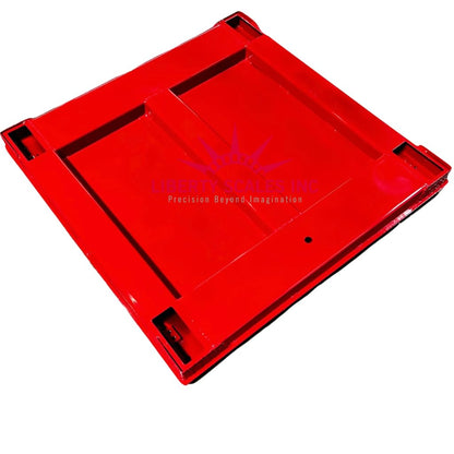Liberty LS-800-4X5 NTEP Certified (Legal for Trade) Industrial Floor Scale | 48" x 60" | Capacity of 20,000 lbs x 5 lb + Red