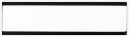 SmartSign Magnetic 'C' Channel Label Holders for Metal Racks and Shelves | 0.75" x 3" Pack of 25
