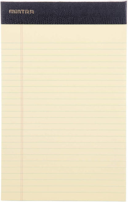 Mintra Office Legal Pads - ((PREMIUM CANARY 6pk, 5in x 8in, NARROW RULED))