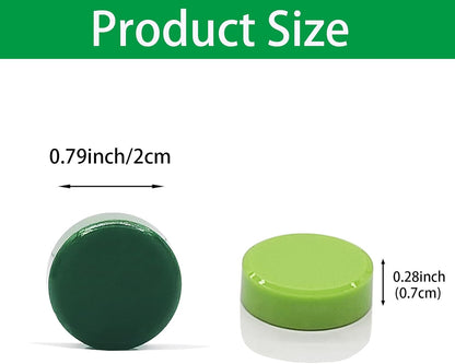 ZDZBLX Fridge Magnets 30 PCS, Strong Refrigerator Magnets for Whiteboard, Heavy Duty Small Round Magnets, Mini Decorative Cute Magnet for Fridge, Locker, Map, Kitchen, School, Office,Classroom (Green)