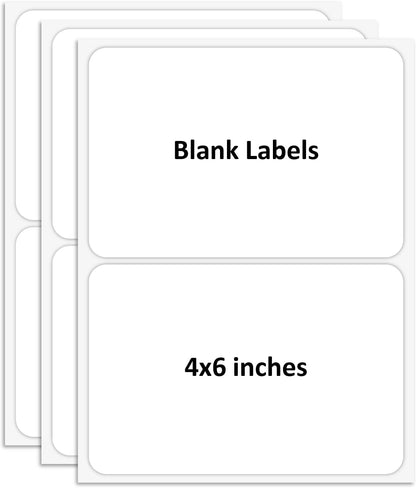 SVNOOC Reusables Labels for Storage Bins 4x6 in, Sticks Securely and Removes Cleanly, Multi-Use Dry Erase Stickers for Whiteboard/Desk/Refrigerator/Home/Office/Classroom (6 Pack), Dry Erase Sheets