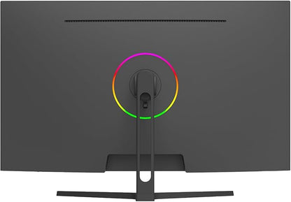 ZZA 32" Monitor | 4K UHD 3840x2160, IPS Panel, 60Hz, Adaptive Sync, 100% sRGB, Back Breathing Light,Blue Light Filter, VESA Mountable 75x75mm