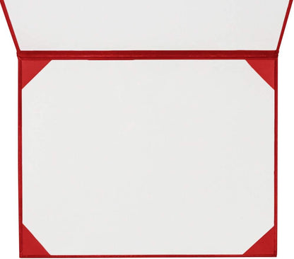 GraduationMall 8.5"x11" Smooth Padded Diploma Cover Certificate Holder Red,1-Pack