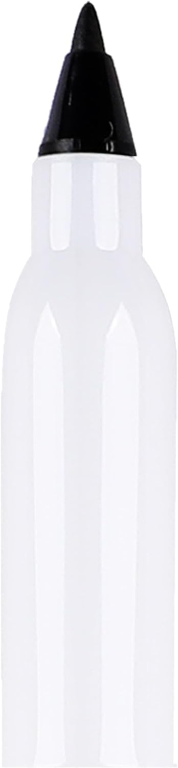 Amazon Basics Low Odor Ultra Fine Tip Dry Erase White Board Markers, Black, 12-Pack