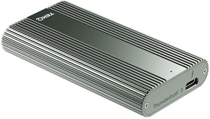[Intel Certified 2TB Thunderbolt 3 External Portable SSD, Bus Powered, Read up to 2800MB/s, Write up to 2300MB/s, (Compatible with Thunderbolt 4 and USB 4 Devices) (2TB)
