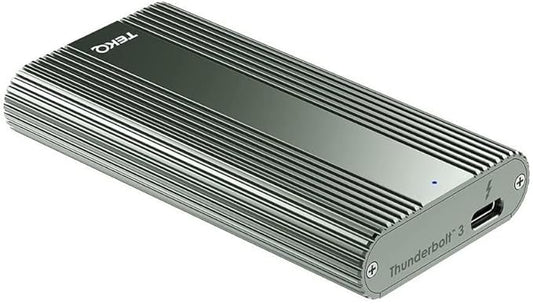 [Intel Certified] Thunderbolt 3 External Portable SSD, Bus Powered, (Compatible with Thunderbolt 4 and USB 4 Devices) (SpaceGreen, 4TB)