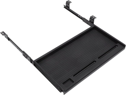 jojofuny 1 Set of Keyboard Tray Under Desk, Keyboard Sliding Tray Under Desk, Keyboard Drawer Slide Tray, Keyboard Shelf, for Home and Office