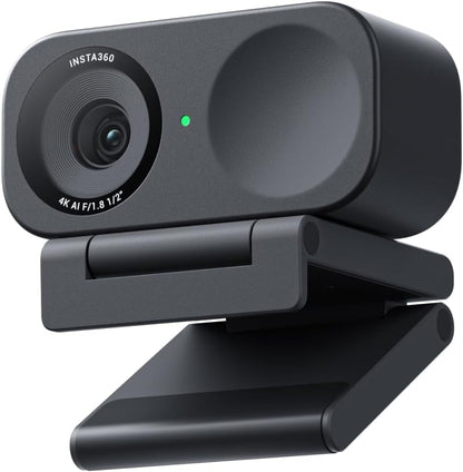 Insta360 Link 2C - 4K Webcam for PC/Mac, 1/2" Sensor, Auto Framing, HDR, AI Noise-Canceling Mic, Gesture Control for Streaming, Video Calls, Gaming, Works with Zoom, Teams, Twitch & More