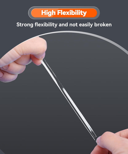 Large Mounting Putty No Trace, Museum Double Sided Tape Glue Adhesive Dots Clear Sticky Tack, Non-Toxic Picture Hanging Adhesive, 0.39 x 0.78 in (252 Pcs)