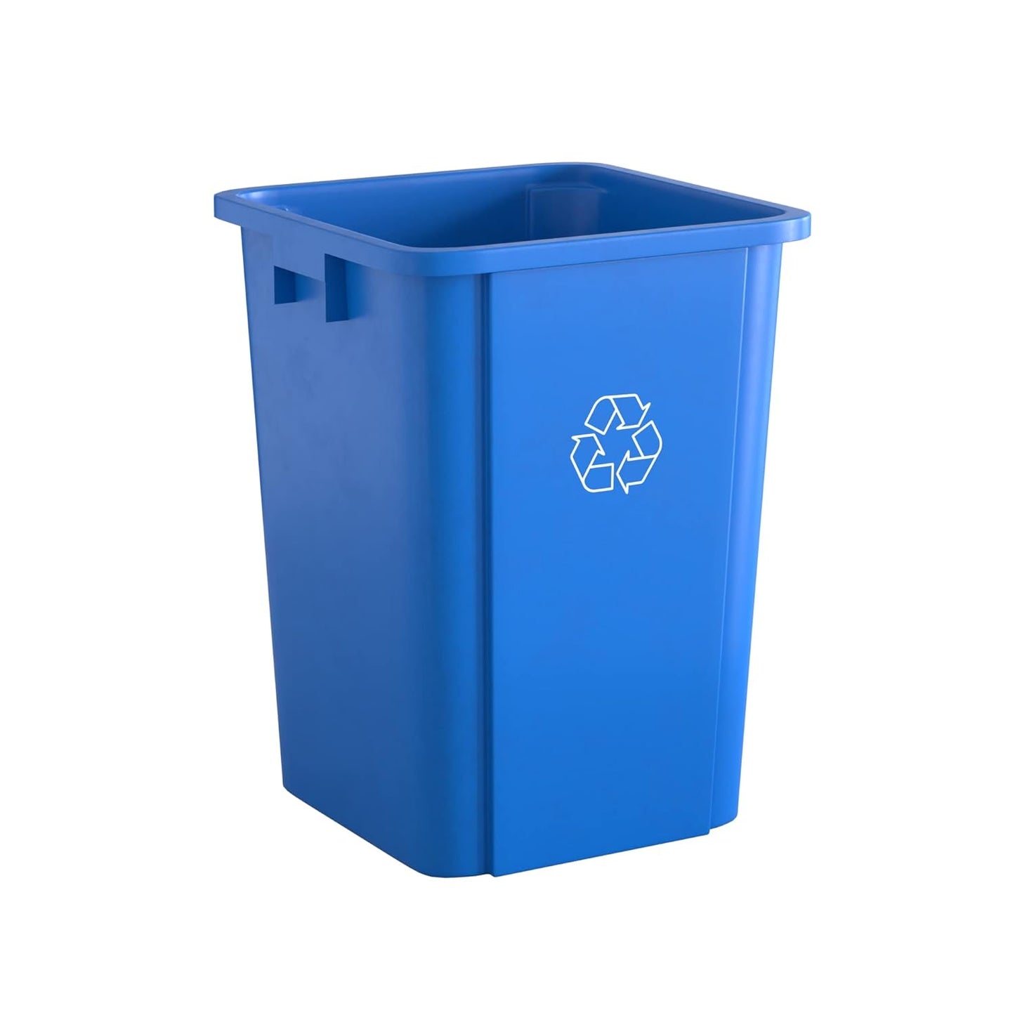 19 Gallon Blue Square Commercial Trash Can