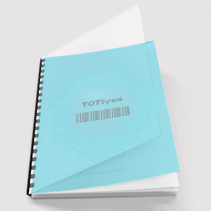 TOTiyea 100 Pack 8 Mil Ultra Clear Binding Presentation Covers, Clear Report Covers for Binding,8.5x11 Inches,Letter Size