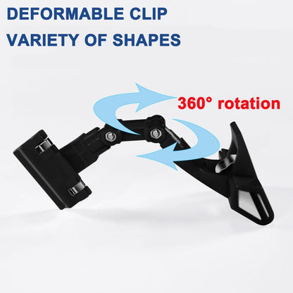 5pcs Sign Clips Clip Holder Sign Holder Clip Paper Holder for Table Top Clip On Sign for Paper Holder Computer Monitor Handy Artist Supplies Holder(5pcs Black)