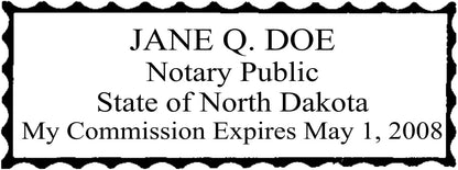 Notary Stamp Seal Ink Personalized Self Inking Stamp Custom Stamp Rubber Stamp Trodat 4913 Self Ink Notary Stamp - 7/8" x 2-3/8" Impression Area