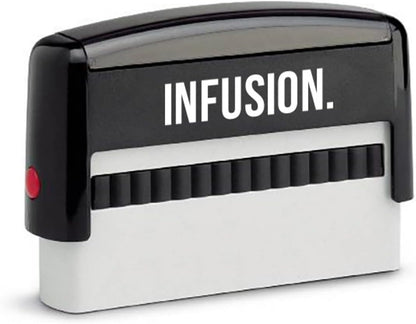 Infusion Custom Self-Inking Rubber Stamp - Long Stamp - (3/8" x 2-3/4")