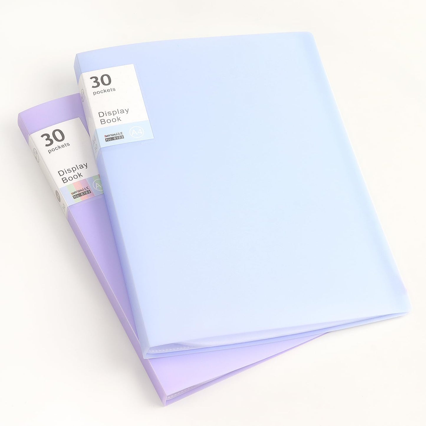 Tamaki Portfolio Binder with Plastic Sleeves, Pocket Portfolio Folder with Clear Sheet Protectors, Display 60 Pages Book, Presentation Book for Artwork, Document Organizer, 1 Pack (Blue)