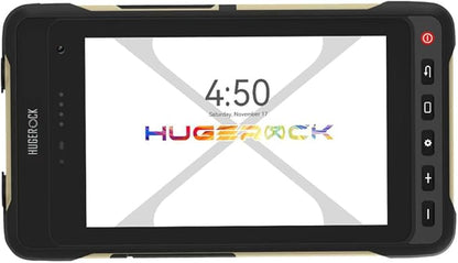 HUGEROCK X70 Rugged Android Tablet 7 Inch - 2600nits High Brightness GPS Tablet for Motorcycle Navigation, Waterproof Shockproof Outdoor Android 13 Tablets, 8GB+128GB, RS232, SMA External Antenna