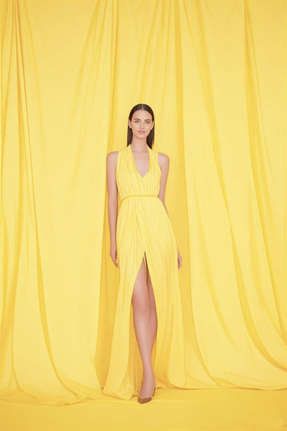 5X7ft Yellow Backdrop Background for Portrait Photography Photo Booth Backdrop for Photoshoot Background