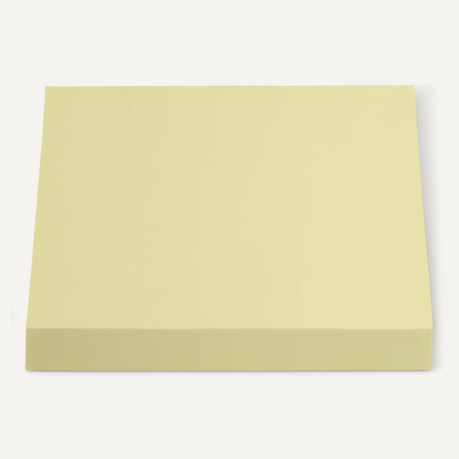 Amazon Basics Square Sticky Notes, Self-Stick Pads, Pack of 18, 3 x 3 inches, Yellow