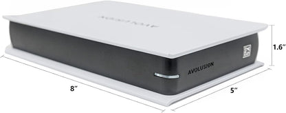 Avolusion PRO-5X Series 16TB USB 3.0 External Hard Drive for WindowsOS Desktop PC/Laptop (White) (Renewed)