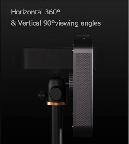 Projector Stand, Universal Projector Mount, 360° Rotatable, Height Adjustable, Projector Ceiling Mount Compatible with Video Projector Vlog DVR Camera for Home Office