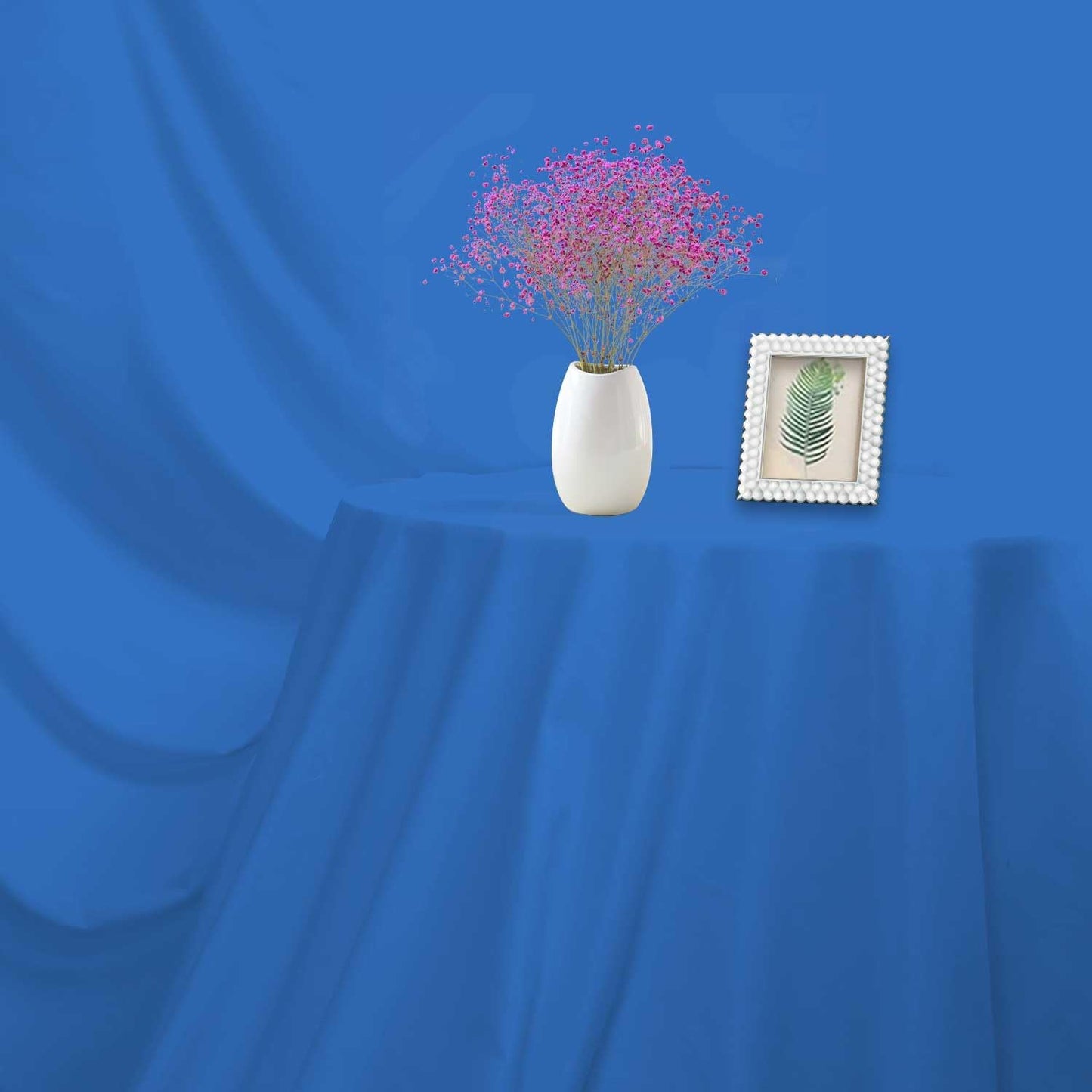 Blue Photo Backdrop for Photoshoot Blue Background for Photography Photo Backdrop Curtain for Party 10 x 20 FT