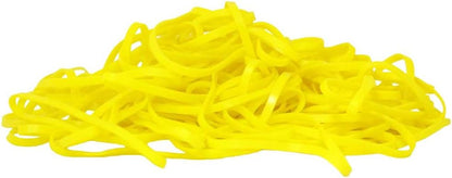 JAM PAPER Colorful Rubber Bands - Size 33 - Yellow Rubberbands - 100/Pack