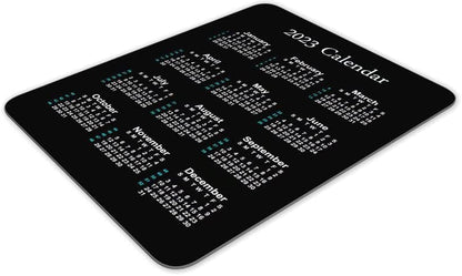 Calendar Mouse pad, Natural Rubber Quality Creative Gaming Mouse Pad Rectangle Mouse Personalized Desk Mouse Pad 9.5 inch x 7.9 inch (2023 Calendar Vertical Version)