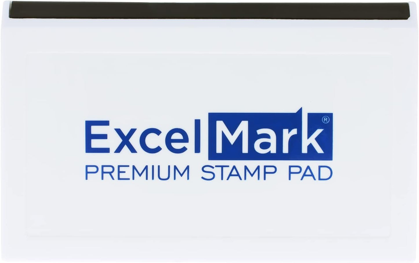 ExcelMark Rubber Stamp Ink Pad Extra Large 3-7/8" x 7" (Blue)