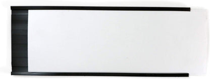 SmartSign (10-Pack) Magnetic C Channel Card Label Holders - 3" x 8" Metal Racks and Shelf Label Holders with Paper Inserts