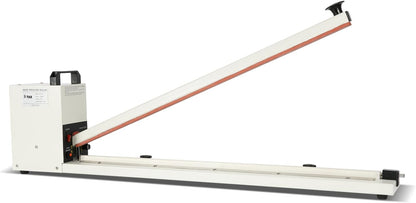 Impulse Heat Sealer with Seal bar, Heavy-Duty Bag Sealing & Cutting Machine, 8mm Sealing Width, 1 Extra Replacement (white, 30 inch)