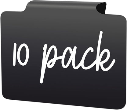 Basket Labels Clip On for Pantry Organization and Storage Baskets Bin Labels - Small Chalk Labels for Baskets - Black Bin Clip Labels for Baskets - Chalkboard Basket Tags Dry Erase Bin Labels Clip On