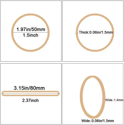 Rubber Bands Size #19, 400Pcs Approximately 0.45lb Elastic Band Beige Small Rubber Band Home Office Supplies(3-1/2" x 1/16'')