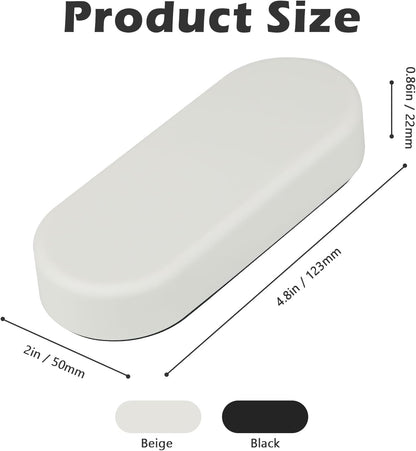 Ddaowanx Dry Erase Erasers, Magnetic Whiteboard Eraser Classroom Must Haves for Students Teachers, School Supplies (2 Pack, Black)