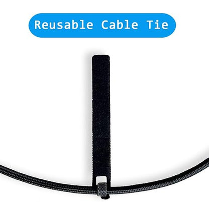 QJYTH 3FT Hard Drive Cable, Type C to Micro B Nylon Braided External Cord Compatible with Seagate, Toshiba, WD My Passport, lacie, Mac, iPhone 15/16, Tablet and More USB-C Device