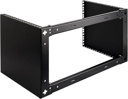 RackPath 6U Wall Mount Network Rack - Patch Panel Bracket for Server and Network Equipment – 11.25 inch Deep – Heavy Duty 150lbs Capacity