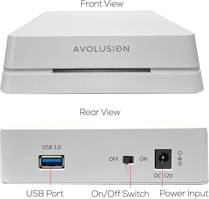 Avolusion HDDGEAR PRO 14TB 7200RPM USB 3.0 External Hard Drive (for Windows or MacOS, Desktop & Laptop)