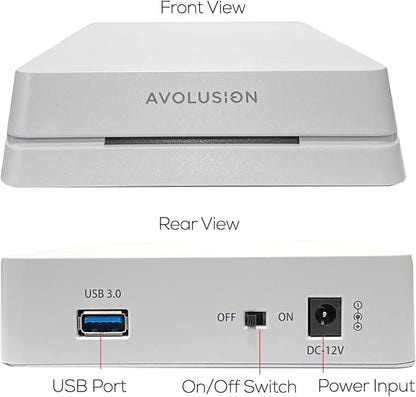 Avolusion HDDGEAR PRO 14TB 7200RPM USB 3.0 External Hard Drive (for Windows or MacOS, Desktop & Laptop)