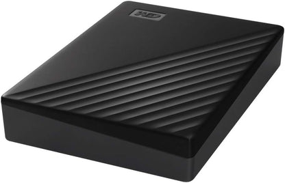 WD 5TB My Passport, Portable External Hard Drive, Black, backup software with defense against ransomware, and password protection, USB 3.1/USB 3.0 compatible - WDBPKJ0050BBK-WESN