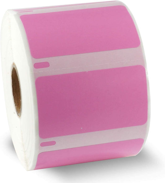 BETCKEY - Compatible DYMO 30334 (2-1/4" x 1-1/4") Medium Multipurpose Barcode & FNSKU Labels - Compatible with Rollo, DYMO Labelwriter 450, 4XL & Zebra Desktop Printers[1000 Labels, Pink]