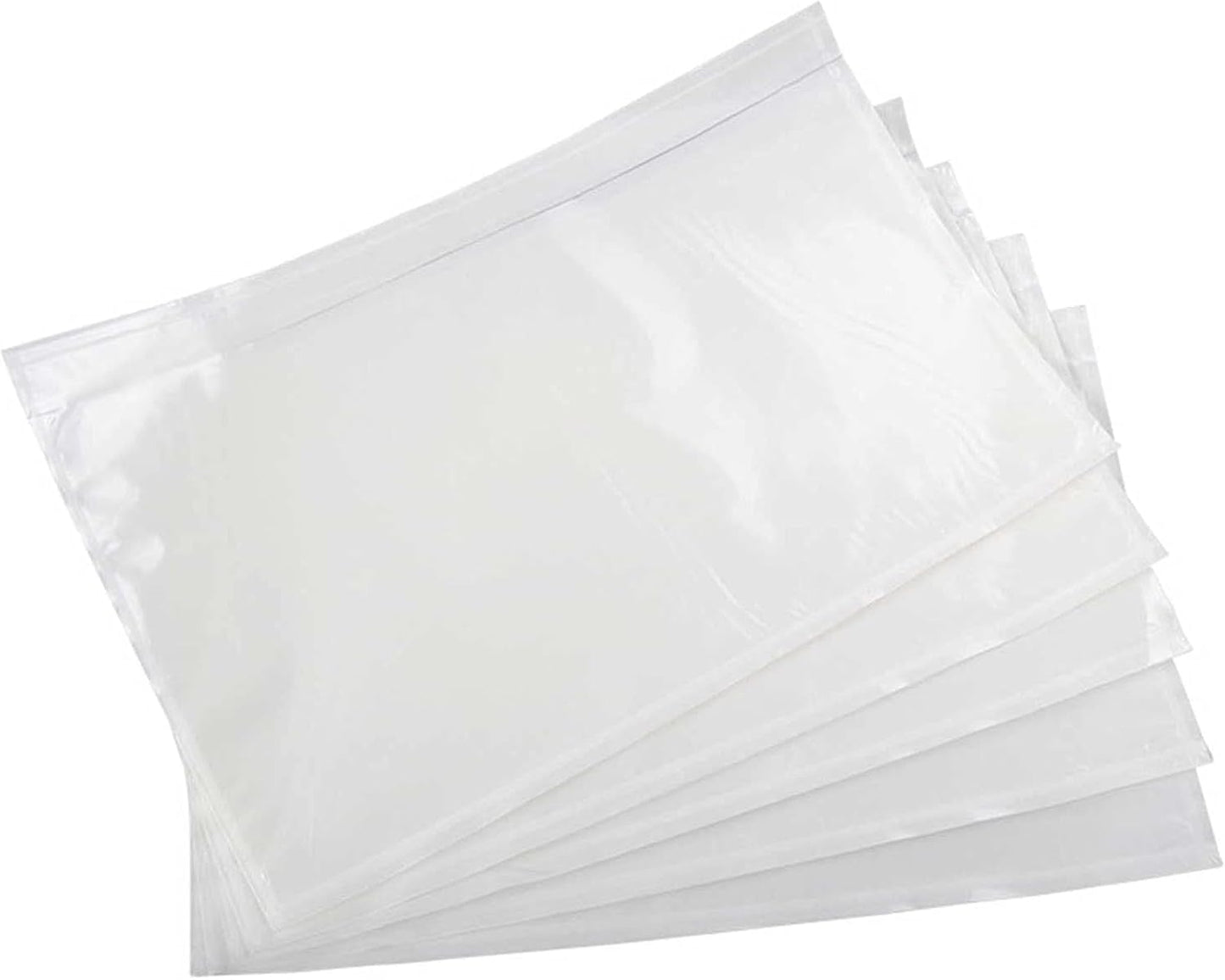 1000 Pcs-7.5x5.5 Packing List Mailing Envelopes: 7.5x5.5in (14x19cm), 1000 Pcs. Clear Adhesive Shipping Label Sleeves for Small Businesses