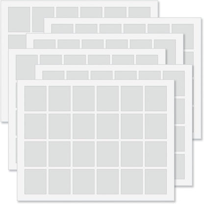 Colorful Images Poppies Floral Return Address Mailing Labels, Personalize with Name & Address, Set of 144 Self Adhesive, Easy Peel Flat Label Sheets, Square, 3 Designs