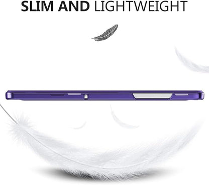 MoKo Case for Galaxy Tab A9+/A9 Plus 11 inch 2023, Slim Stand Protective Smart Cover with Hard PC Translucent Back Shell for Tab A9 Plus Tablet (SM-X210/X216/X218), Auto Wake/Sleep, Purple Violet