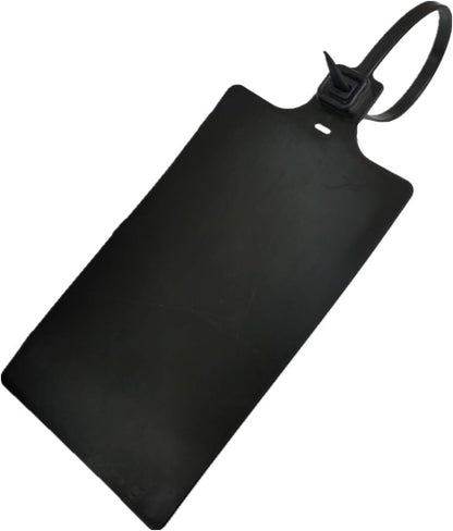 Plastic Seals Shipping Tags Logistics Use Big Sign Tie Large Label Tie, 255mm Total Length, Package of 100pcs (Black)