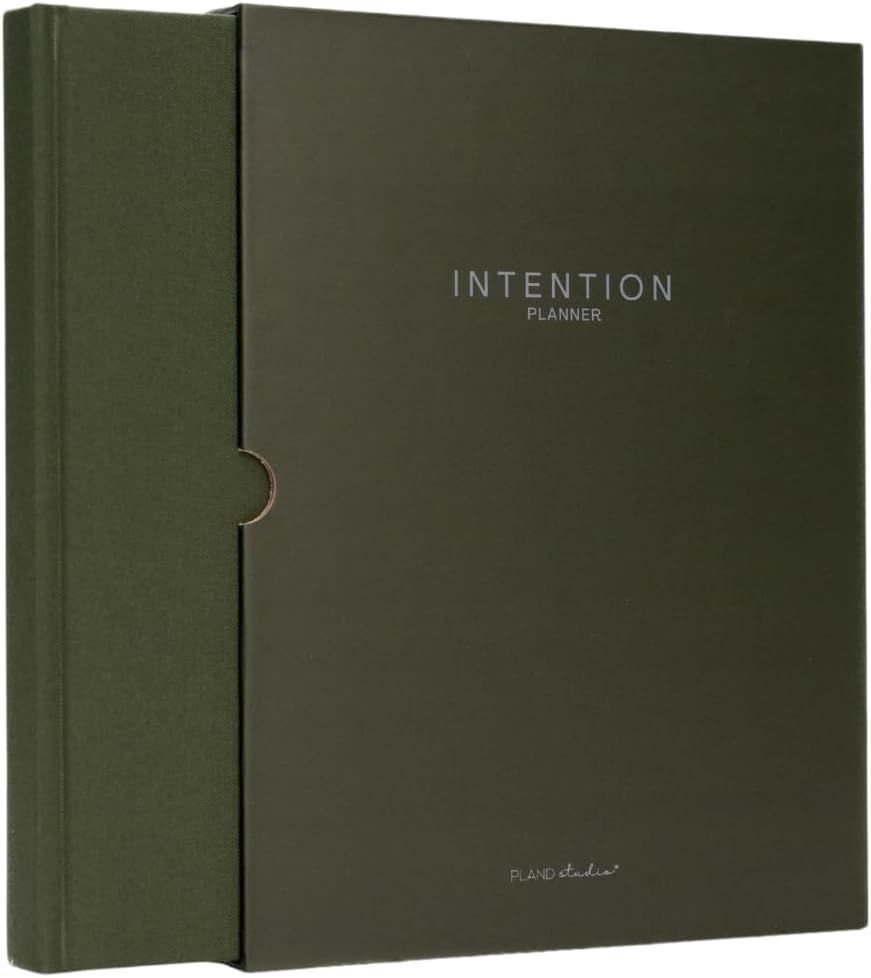 Pland Studio 90-Day Productivity Planner – Forest Sage Hardcover | Undated Daily Journal with Habit Tracker, Vision Board, and Focused Goal Setting for Entrepreneurs, Creatives & Busy Professionals