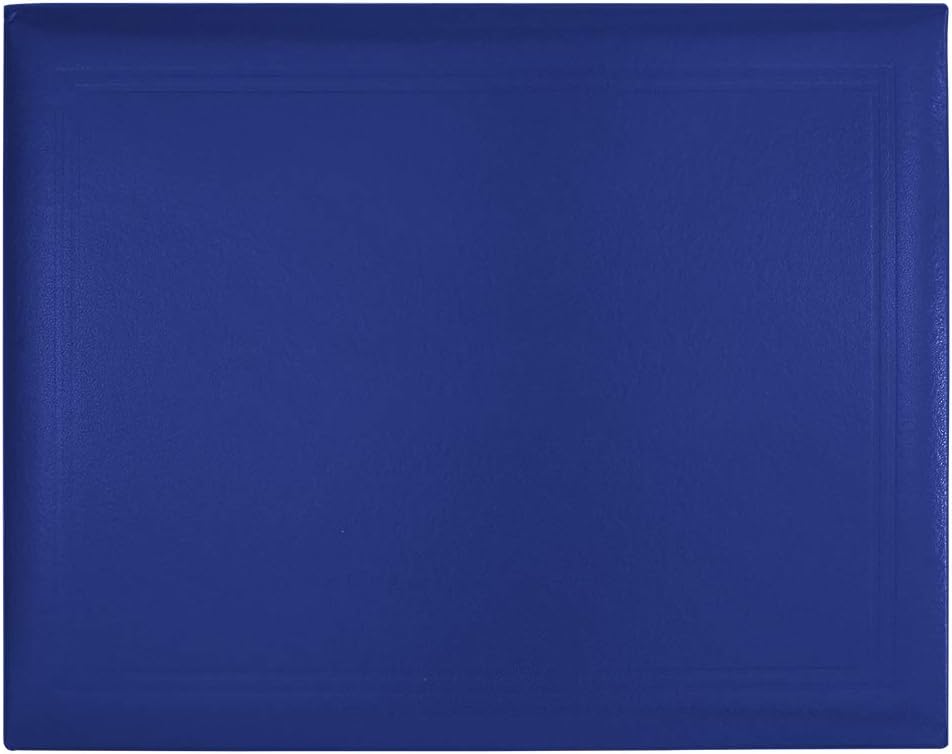 GraduationMall 8.5"x11" Smooth Padded Diploma Cover Certificate Holder Royal,1-Pack