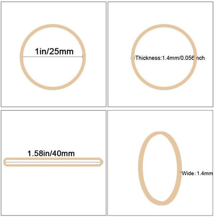 Rubber Bands Size #10 Beige 760 pcs Approximately 0.42 lb 1 inch Light Brown #10 Elastic Rubber Bands for Office Supplies
