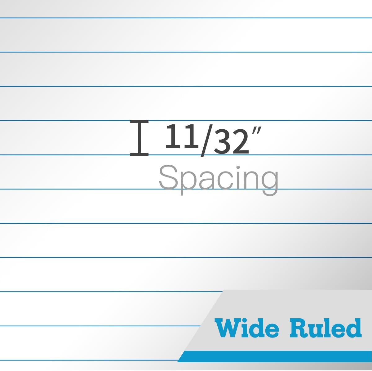 KAISA Legal Pads 8.5x11 inch Writing Pads, Wide Ruled Notepads Large Note Pads, White 50 Sheets 12 Pads,WT-MWT50W