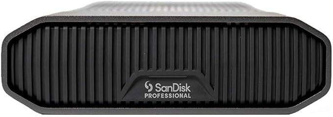 SanDisk Professional 12TB G-Drive Enterprise-Class External Desktop Hard Drive - 7200RPM Ultrastar HDD Inside, USB-C (10Gbps), USB 3.2 Gen 2, Mac Ready - SDPHF1A-012T-NBAAD