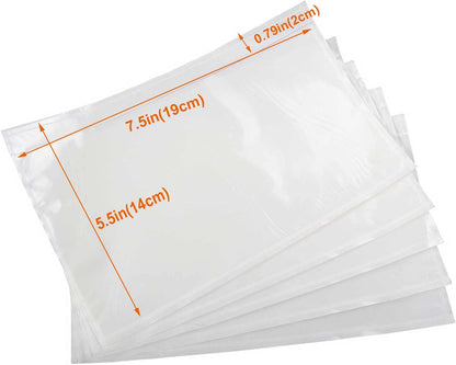 500 Pcs-7.5x5.5 Packing List Mailing Envelopes Shipping Envelopes Packing List Clear Adhesive Shipping label sleeves Shipping Supplies for Small Businesses