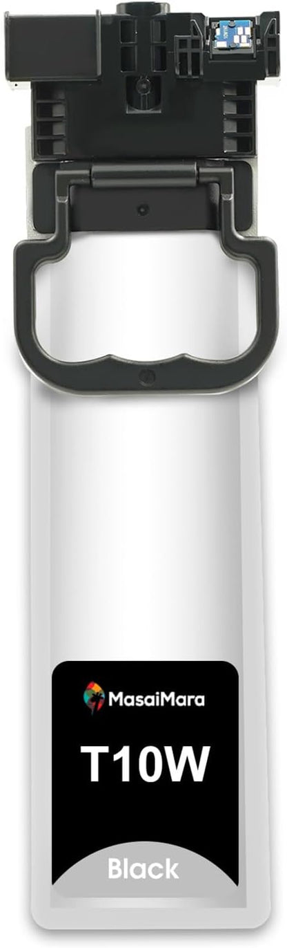 MasaiMara Remanufactured T10W T10W100 Black Compatible Ink Cartridge Replacement for WF-C5390 WF-C5890 WFC5390 WFC5890 Color Printers (1-Pack)